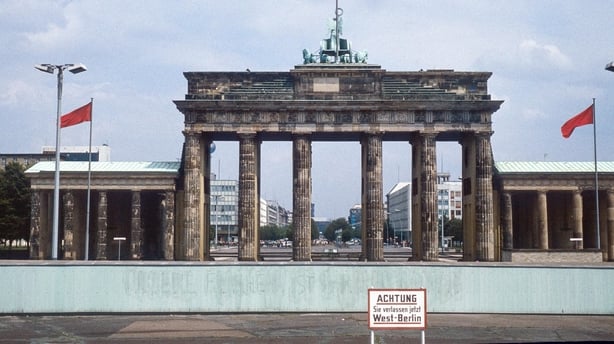 The sign in 1980 read: 'Warning! You are now leaving West Berlin' (iStock/PA)