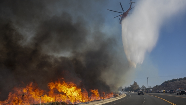 Homes and cars have been destroyed throughout the region as wildfires blaze