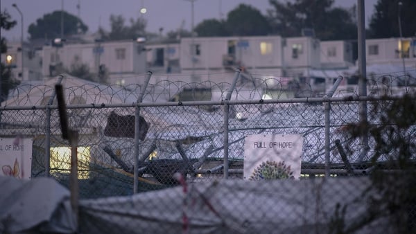 There are over 34,000 people living in overcrowded Greek island camps