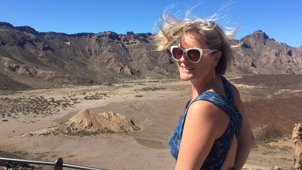 Smiling at Mount Teide National Park
