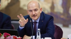 Interior Minister Suleyman Soylu said EU countries had stripped some of the fighters of their nationality to prevent Ankara from sending them home (File Picture)