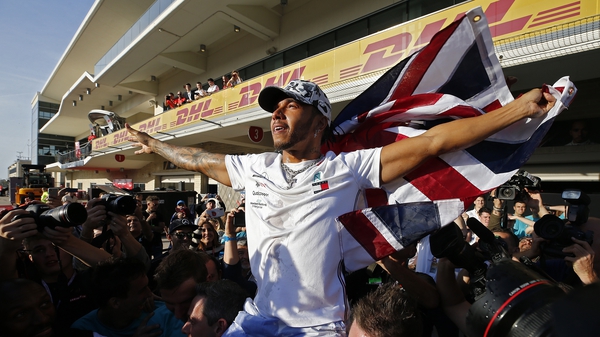 Lewis Hamilton sealed his fifth drivers' title in six years in the US