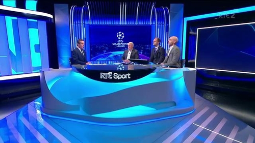 Rte champions league panel on sale