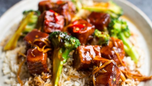 General Tso refers to the sauce rather than the dish itself - this sweet sticky sauce, usually served with chicken, is a staple of North American Chinese restaurants.