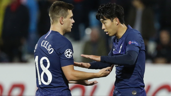 Giovani Lo Celso and Son Heung--min were both on target for Spurs