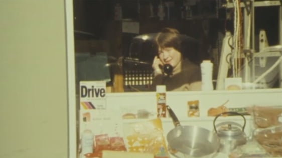 Woman in shop, Inchigeelagh, County Cork (1979)