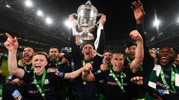 Shamrock Rovers will hope to kick on from their FAI Cup success
