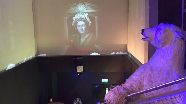 The staircase at the National Wax Museum