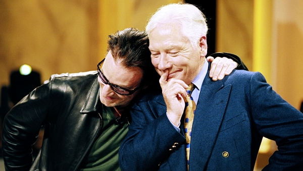 Bono and Gay Byrne on Gay's final Late Late Show