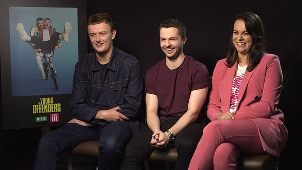 The Young Offenders star Chris Walley, Alex Murphy and Hilary Rose talk to RTÉ Entertainment