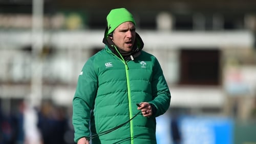 Ireland head coach Adam Griggs