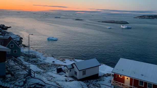 Greenland dusk