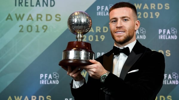 Jack Byrne received the top award at the PFAI gala