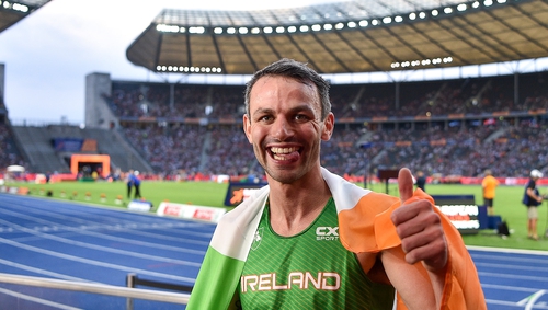 Thomas Barr took bronze in the European Championships in Berlin