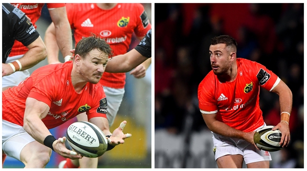 Chris Cloete and JJ Hanrahan are doubts for Munster