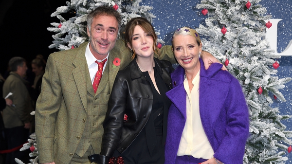Greg Wise and Emma Thompson with daughter Gaia Wise