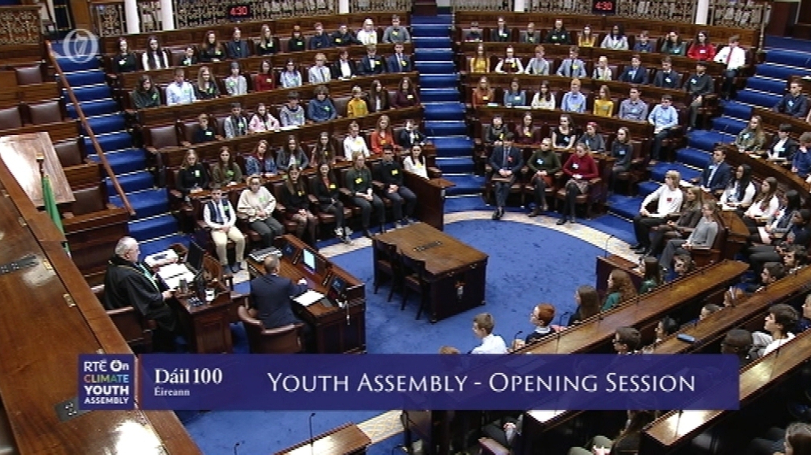 Youth Assembly on climate change takes place in Dáil - RTE.ie