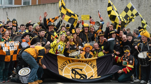 Austin Stacks supporters at the 2015 All-Ireland semi-finals