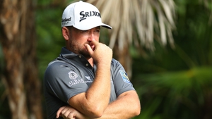 Graeme McDowell looking pensive during his first round in Mexico