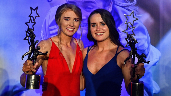 Louise, left, and Nicola Ward, celebrate their All Star awards