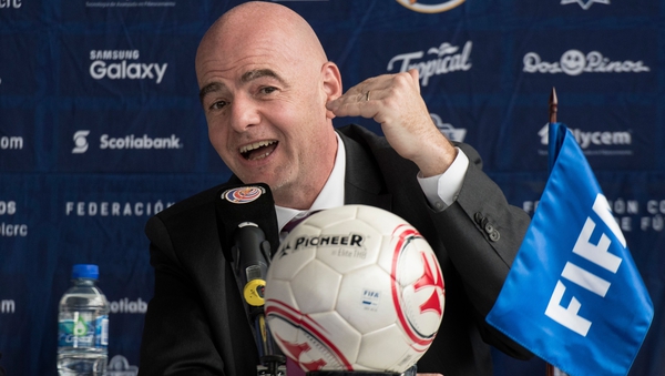 Gianni Infantino became FIFA president in 2016