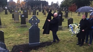 The ceremony took place at Glasnevin Cemetery in Dublin