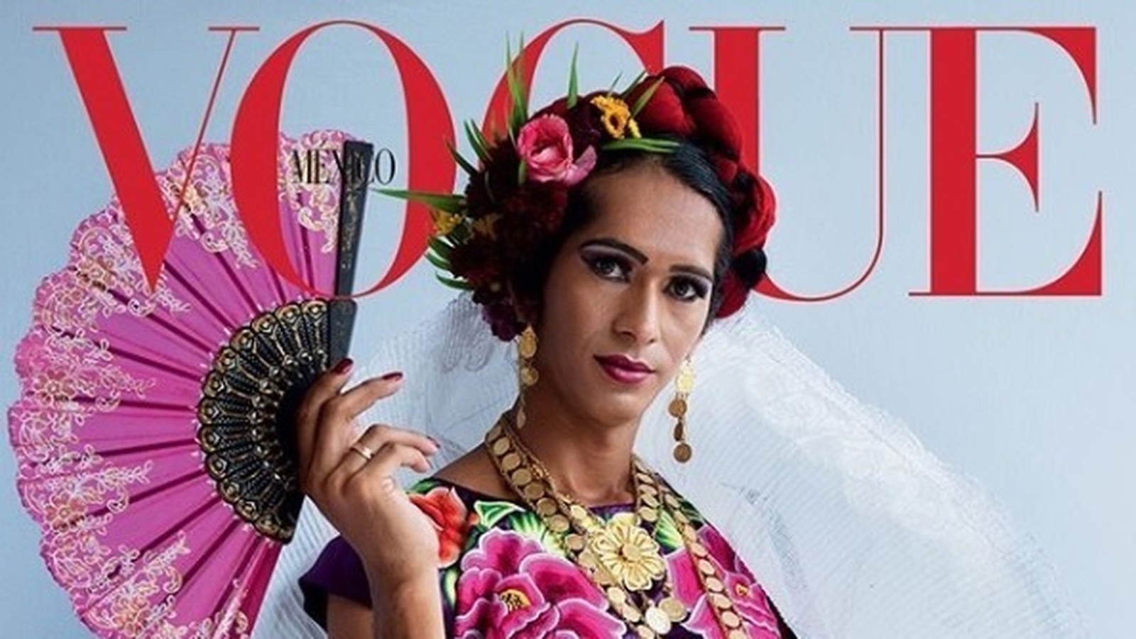 Mexican transgender "muxe" features on Vogue cover for first time