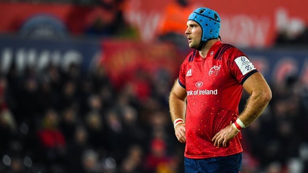 Tadhg Beirne came on as a replacement against Ospreys