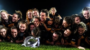 Mourneabbey players celebrate with the Dolores Tyrrell Memorial Cup
