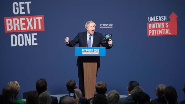 Boris Johnson described the pledge as an 'early Christmas present' for voters keen to get Brexit done