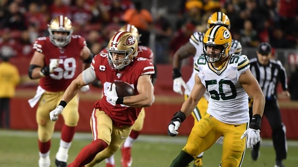 The Packers were unable to stop George Kittle in their regular season encounter