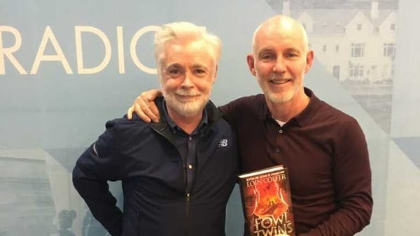 Eoin Colfer and Ray D'Arcy pictured together in 2019
