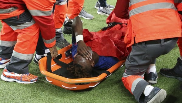 Tammy Abraham can't look after sustaining a painful injury against Valencia