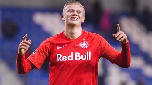 Erling Haaland has become the first teenager in Champions League history to score in five consecutive appearances in the competition