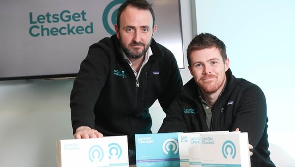 LetsGetChecked's COO Ronan Ryan and Peter Foley, the company's CEO and founder