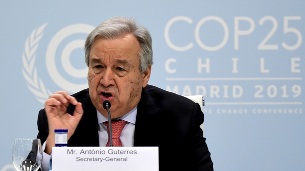 Antonio Guterres said the planet is fighting back