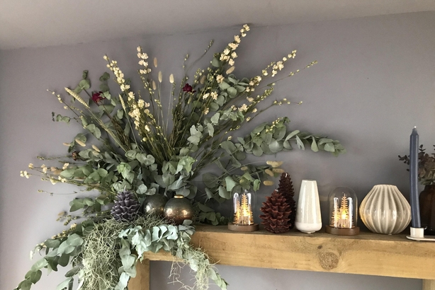 Dried foliage arrangements work well (Hannah Stephenson/PA)