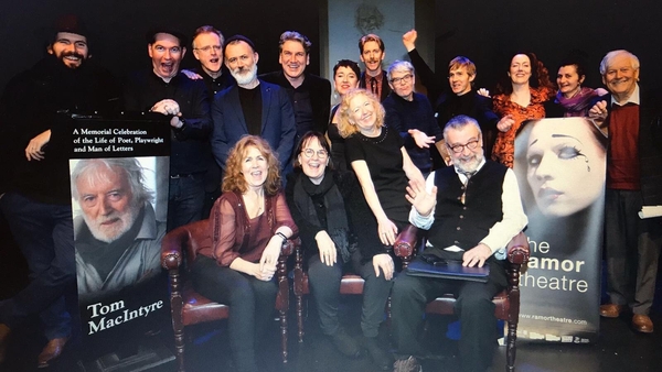 Friends and colleagues of the late, great Tom MacIntyre gather in the Ramor Theatre