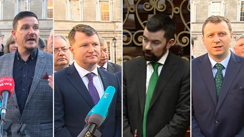 First day at the Dáil for four new TDs