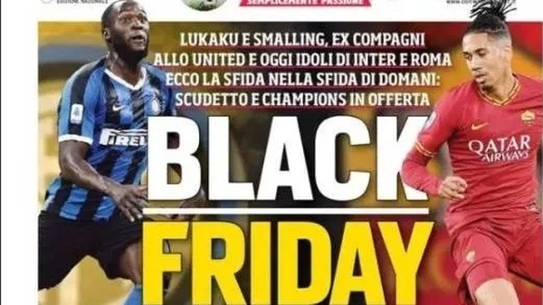 Corriere dello Sport double down on their front page