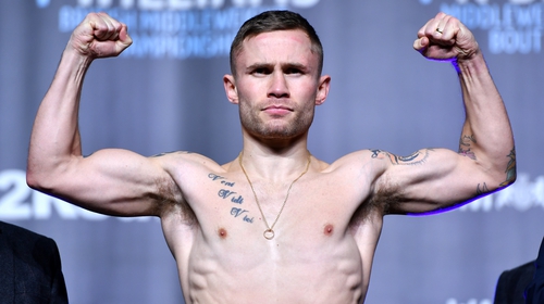 Carl Frampton's bid to become a three-weight world champion must wait a while longer