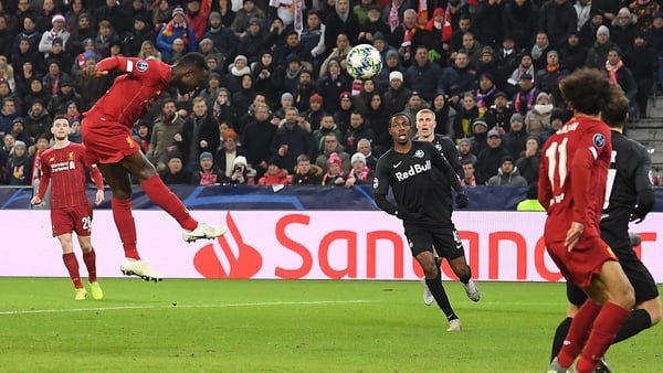 Naby Keita gave Liverpool the lead with a header