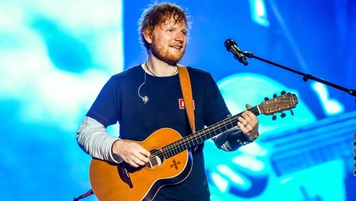 Britain's Ed Sheeran storms US Billboard charts