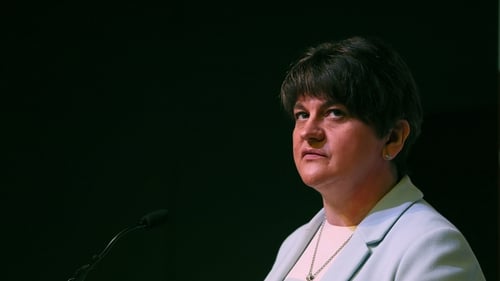 DUP leader Arlene Foster: recent polling put the party's support at 19% so harnessing opposition to regulatory divergence may be a cynical attempt to galvanise the electoral base