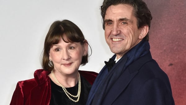 Heidi Thomas and husband Stephen McGann