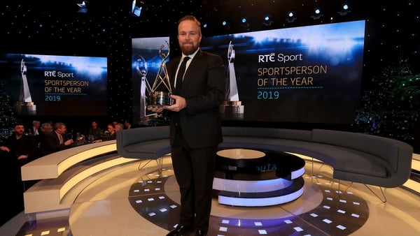 Shane Lowry is the 2019 RTÉ Sportsperson of the Year
