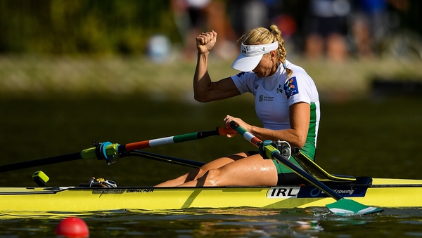 Sanita Puspure is defending the single scull women's title she won at last year's championships in Lucerne