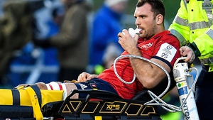 Tadhg Beirne fractured his ankle in Munster's loss against Saracens
