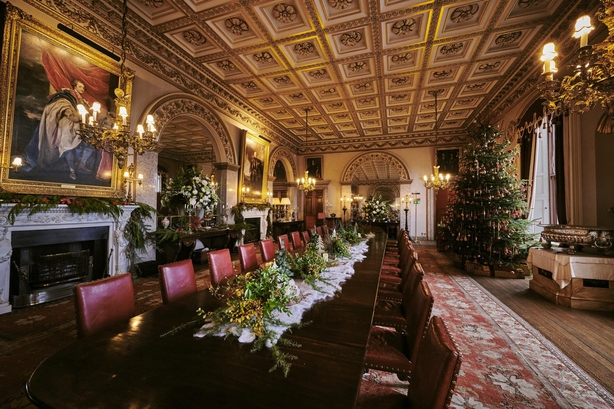 Belvoir Castle dining room