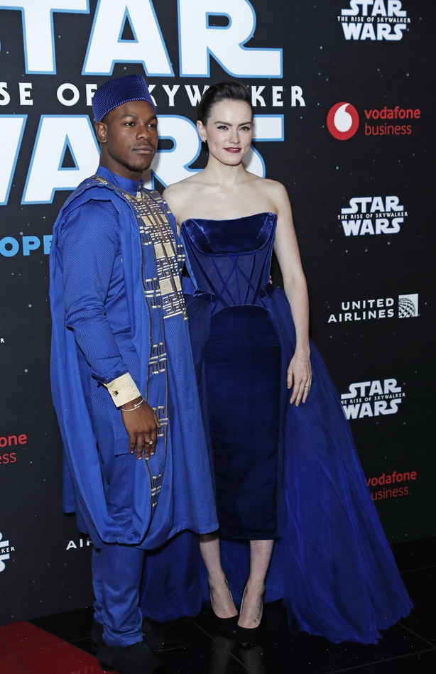 John Boyega and Daisy Ridley